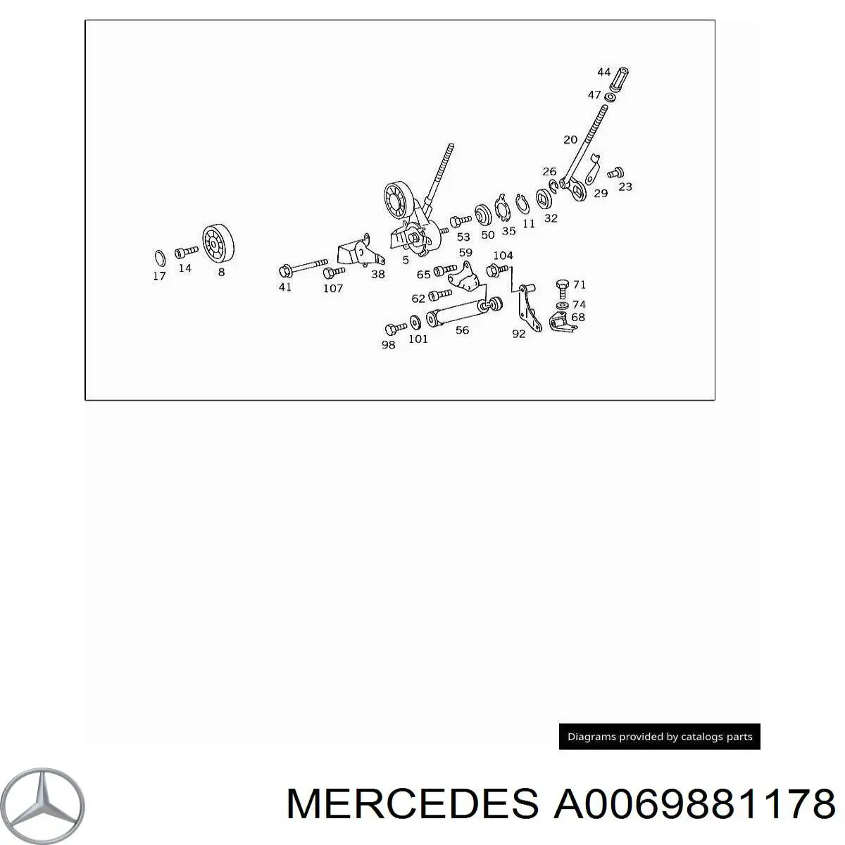 A0069881178 Mercedes 