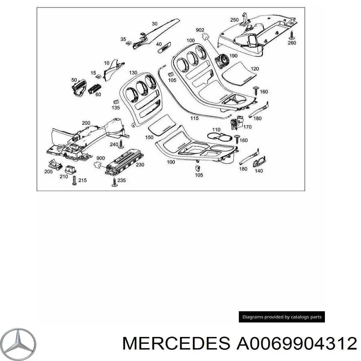 A0069904312 Mercedes 