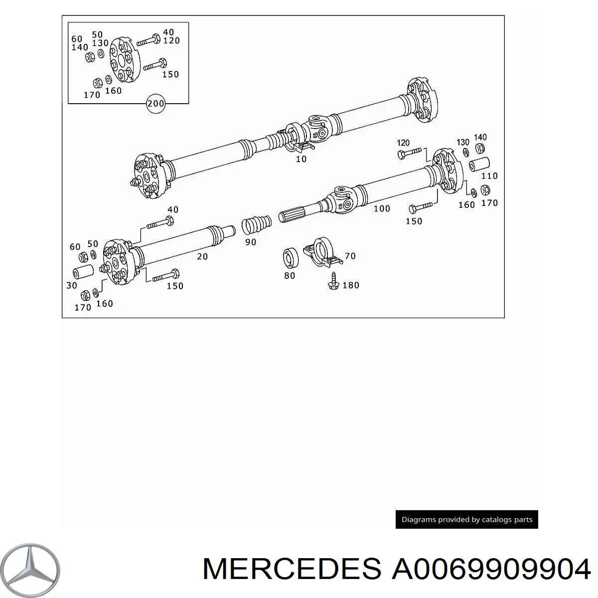  Mercedes A0069909904 preço, a partir de 3,02 USD