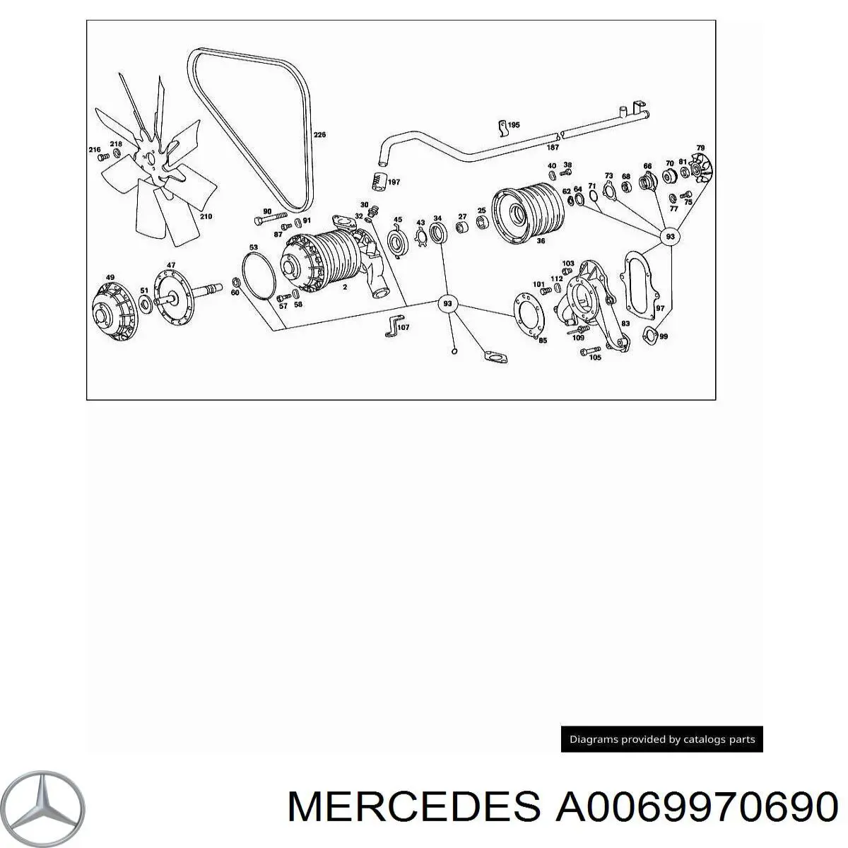 Braçadeira de mola Mercedes A0069972790 preço, a partir de 6,32 USD