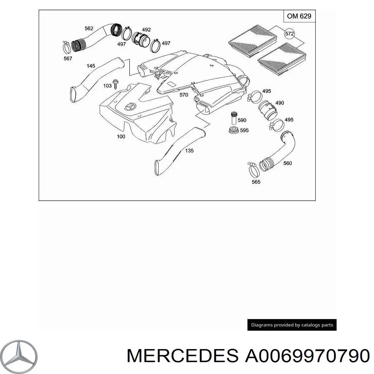 Braçadeira de mola Mercedes A0069970790 preço, a partir de 6,32 USD