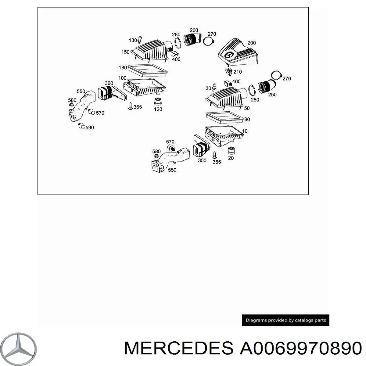 Compre A0069970890 Mercedes 