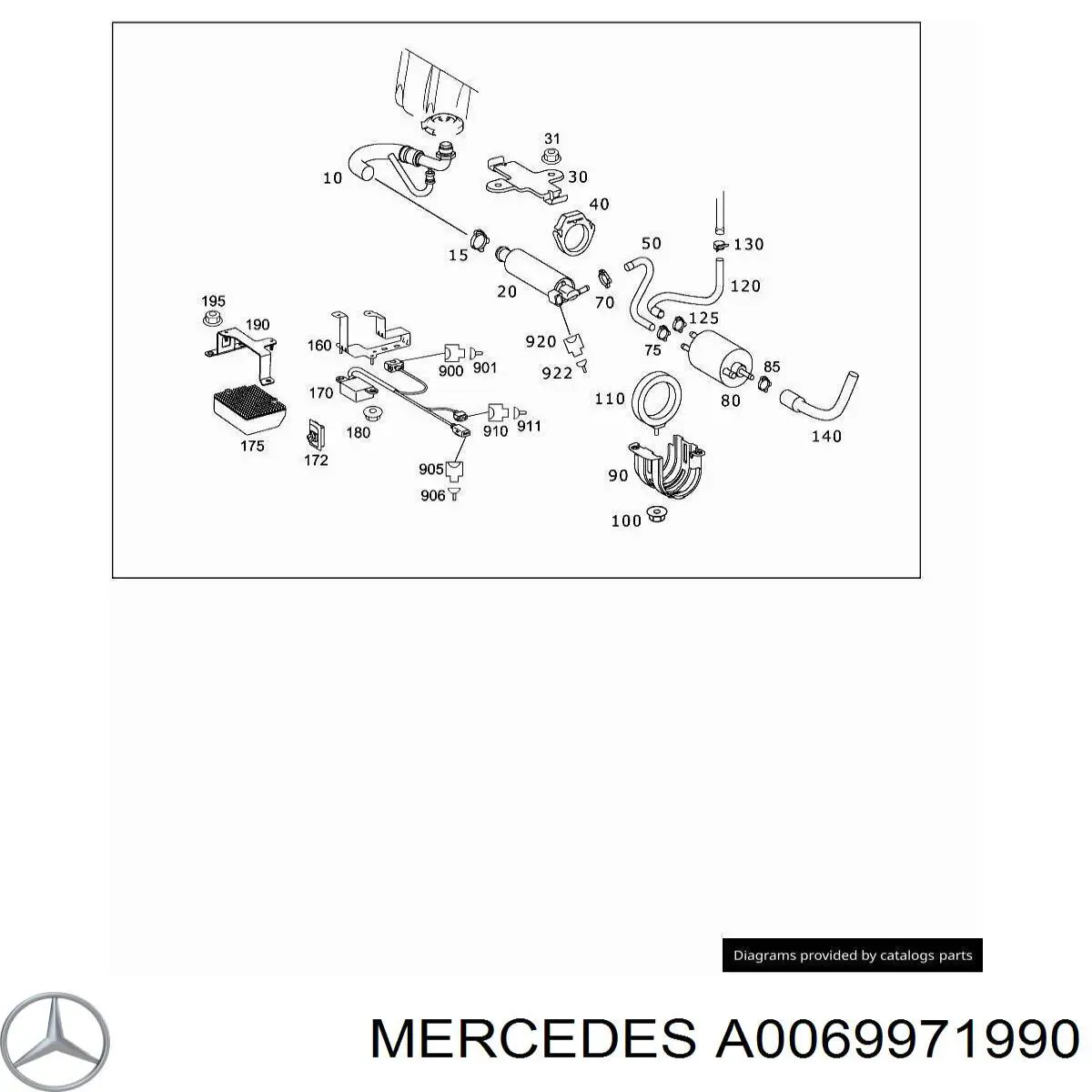  Mercedes A0069971990 preço, a partir de 4,12 USD