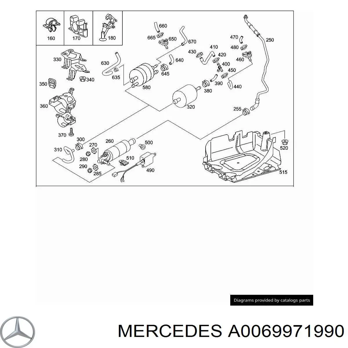 Compre A0069971990 Mercedes 