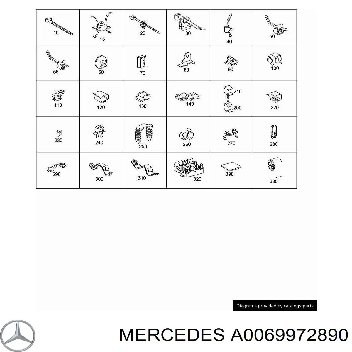 A0069972890 Mercedes 