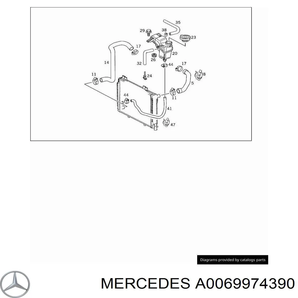 Compre A0069974390 Mercedes 