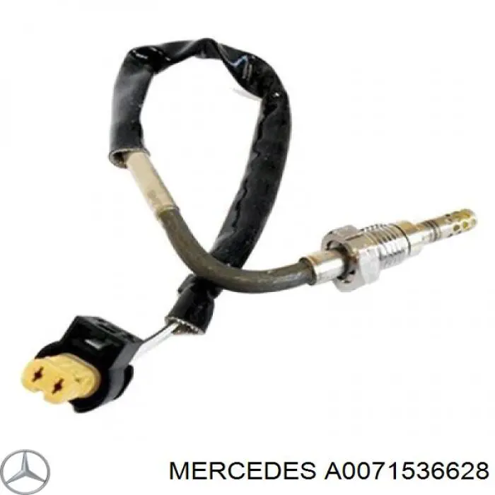 Compre A0071536628 Mercedes Sensor de temperatura dos gases de escape (GE), até o catalisador