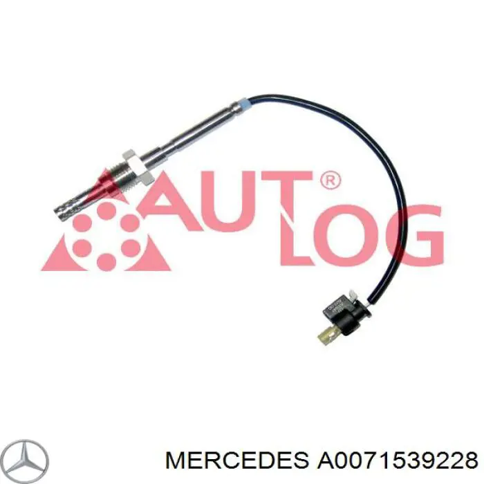 A0071539228 Mercedes Sensor de temperatura dos gases de escape (GE), no catalisador