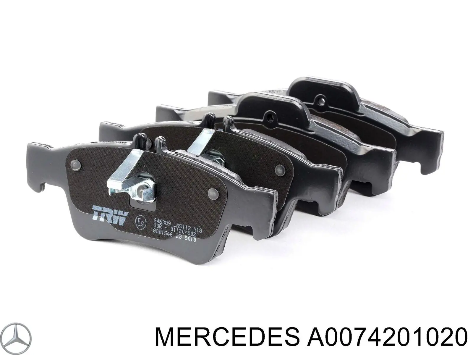 Sapatas do freio traseiras de disco Mercedes A0074201020 preço, a partir de 28,58 USD