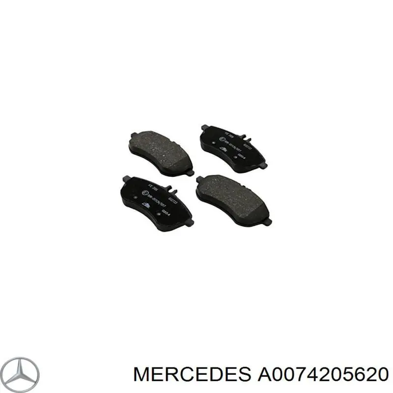 Sapatas do freio dianteiras de disco Mercedes A0074205620 preço, a partir de 37,96 USD