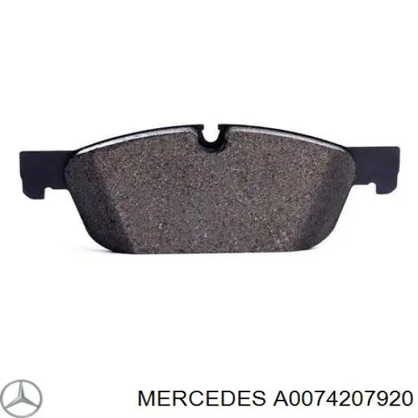 Sapatas do freio dianteiras de disco Mercedes A0074207920 preço, a partir de 74,09 USD