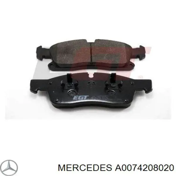 Sapatas do freio dianteiras de disco Mercedes A0074208020 preço, a partir de 59,81 USD