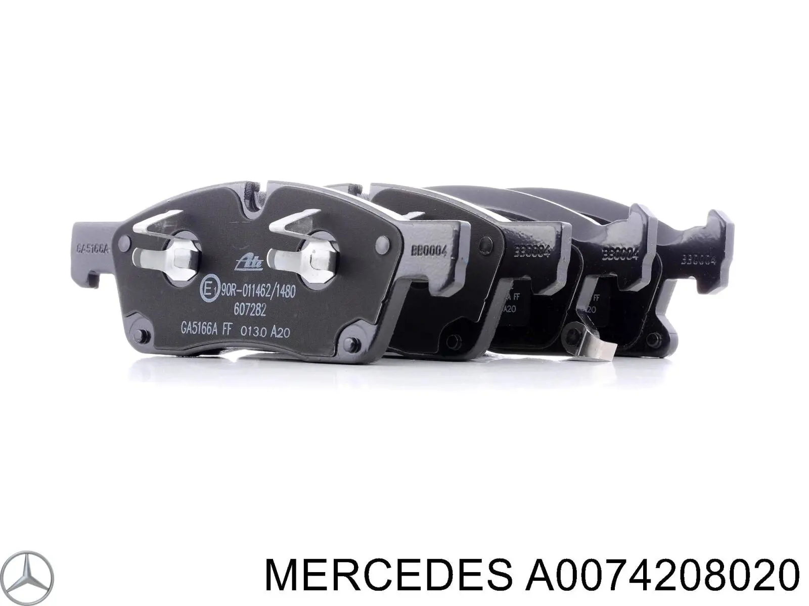 Compre A0074208020 Mercedes Sapatas do freio dianteiras de disco