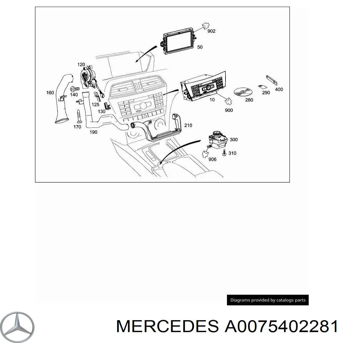  Mercedes A0075402281 preço, a partir de 8,74 USD
