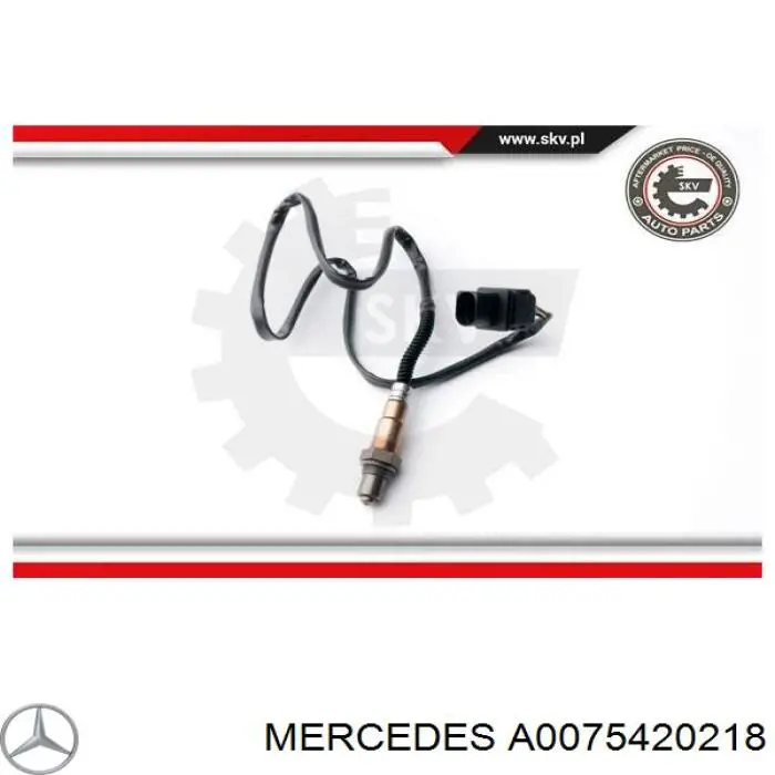 Compre A0075420218 Mercedes Sonda lambda, sensor de oxigênio até o catalisador