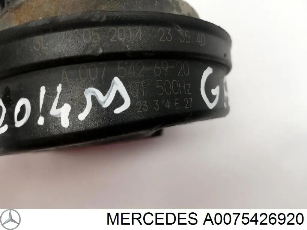 A0075426920 Mercedes Sinal sonoro (cláxon)