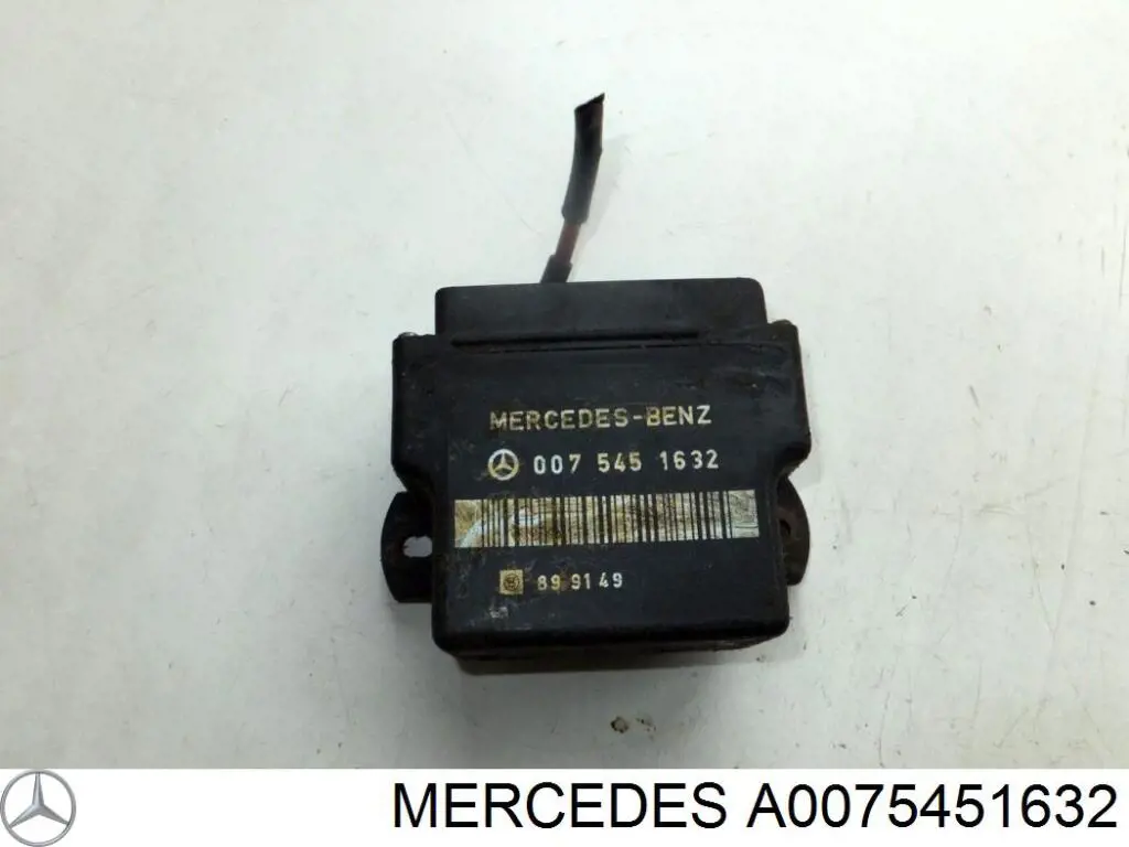 A0075451632 Mercedes Relê das velas de incandescência