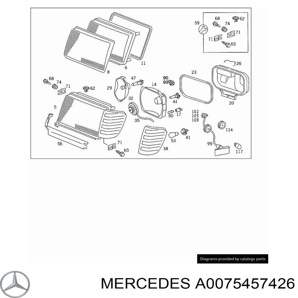 A0075457426 Mercedes 