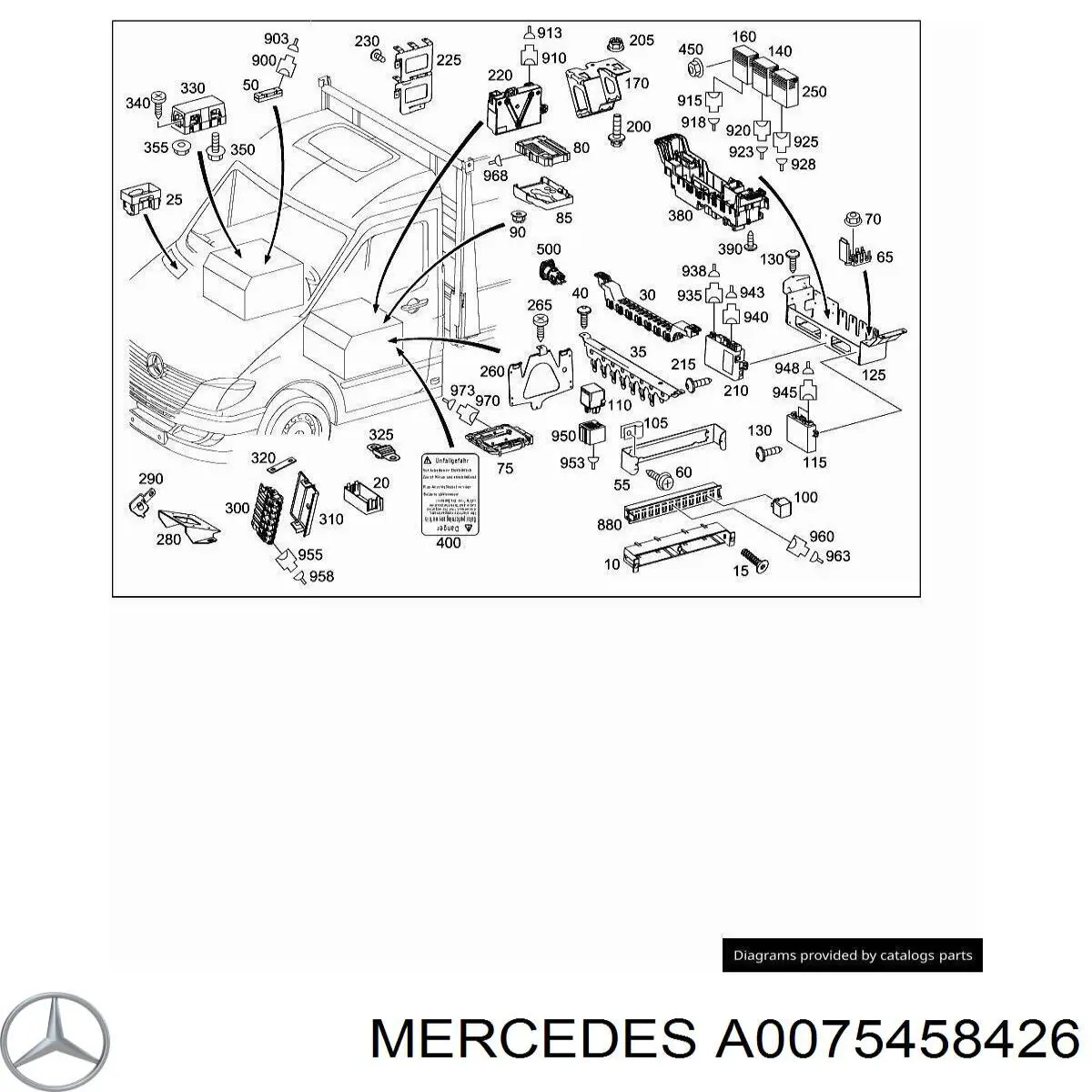 A0075458426 Mercedes 