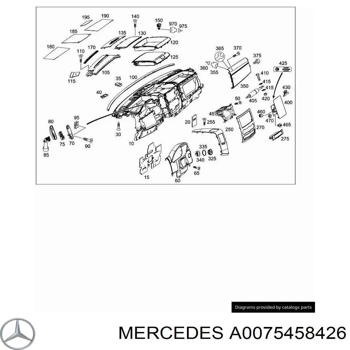  Mercedes A0075458426 preço, a partir de 1,93 USD