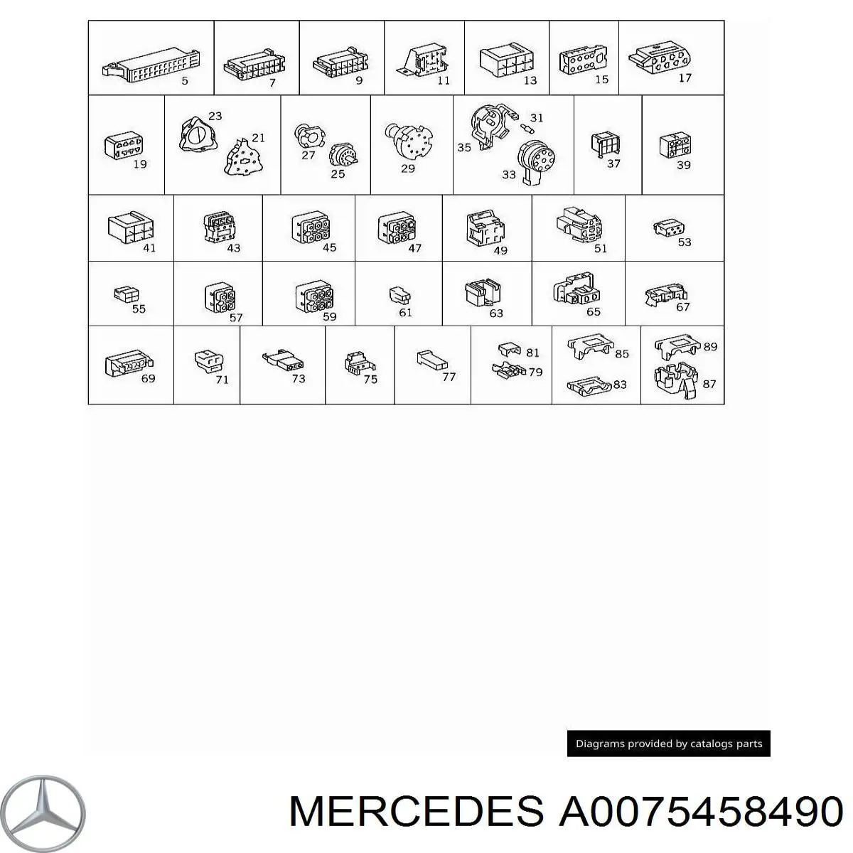 A0075458490 Mercedes 