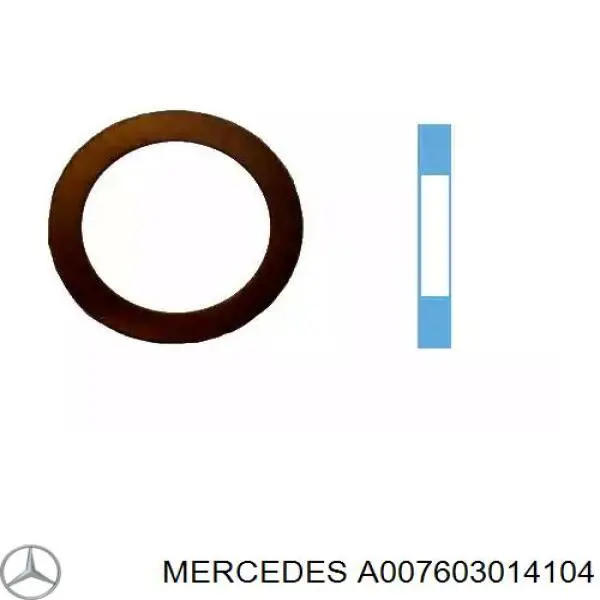 A007603014104 Mercedes Vedante de rolha de panela de motor