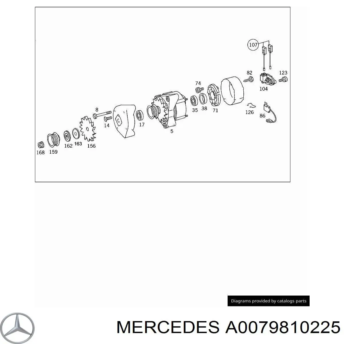  Mercedes 0079810225 preço, a partir de 92,72 USD