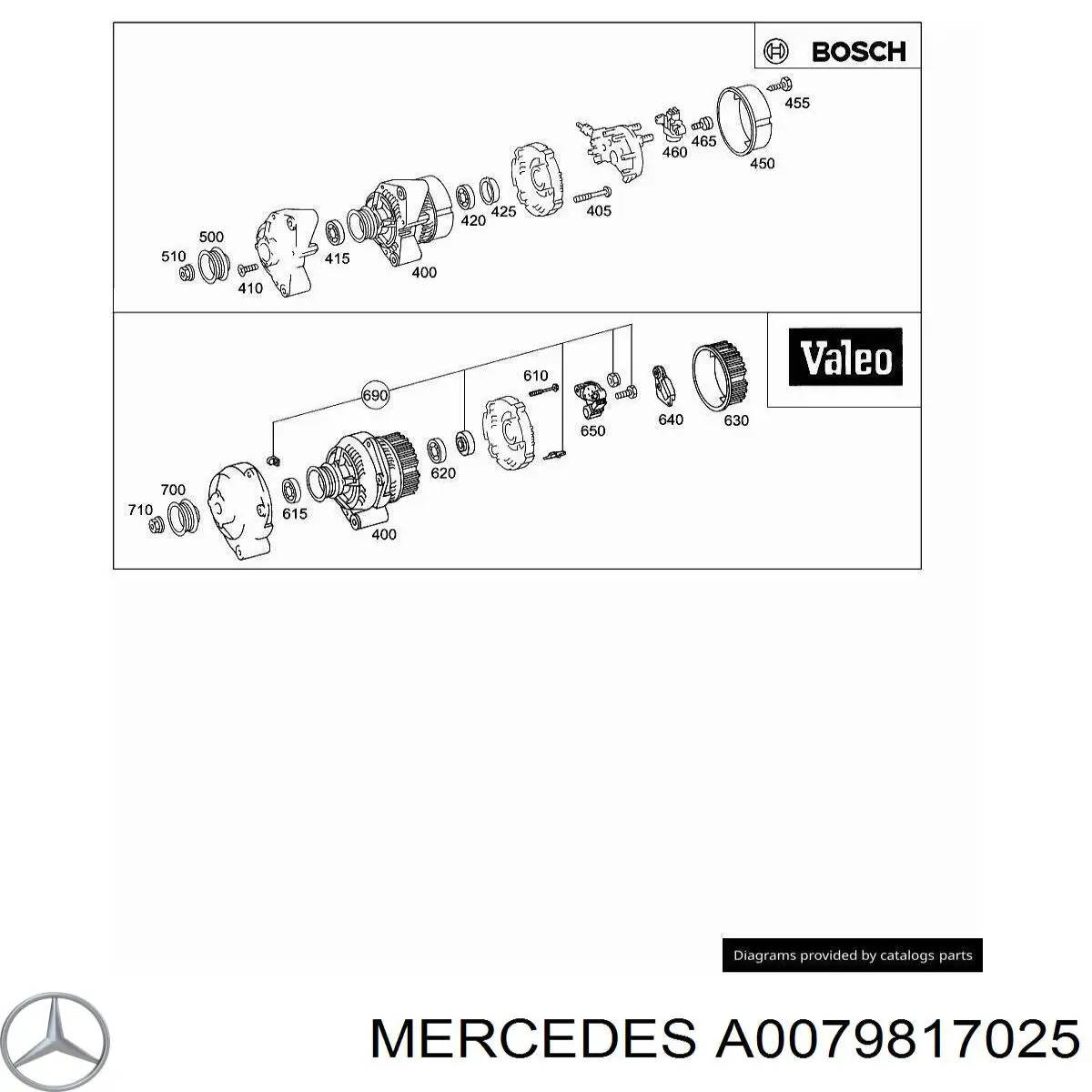 A0079810125 Mercedes 