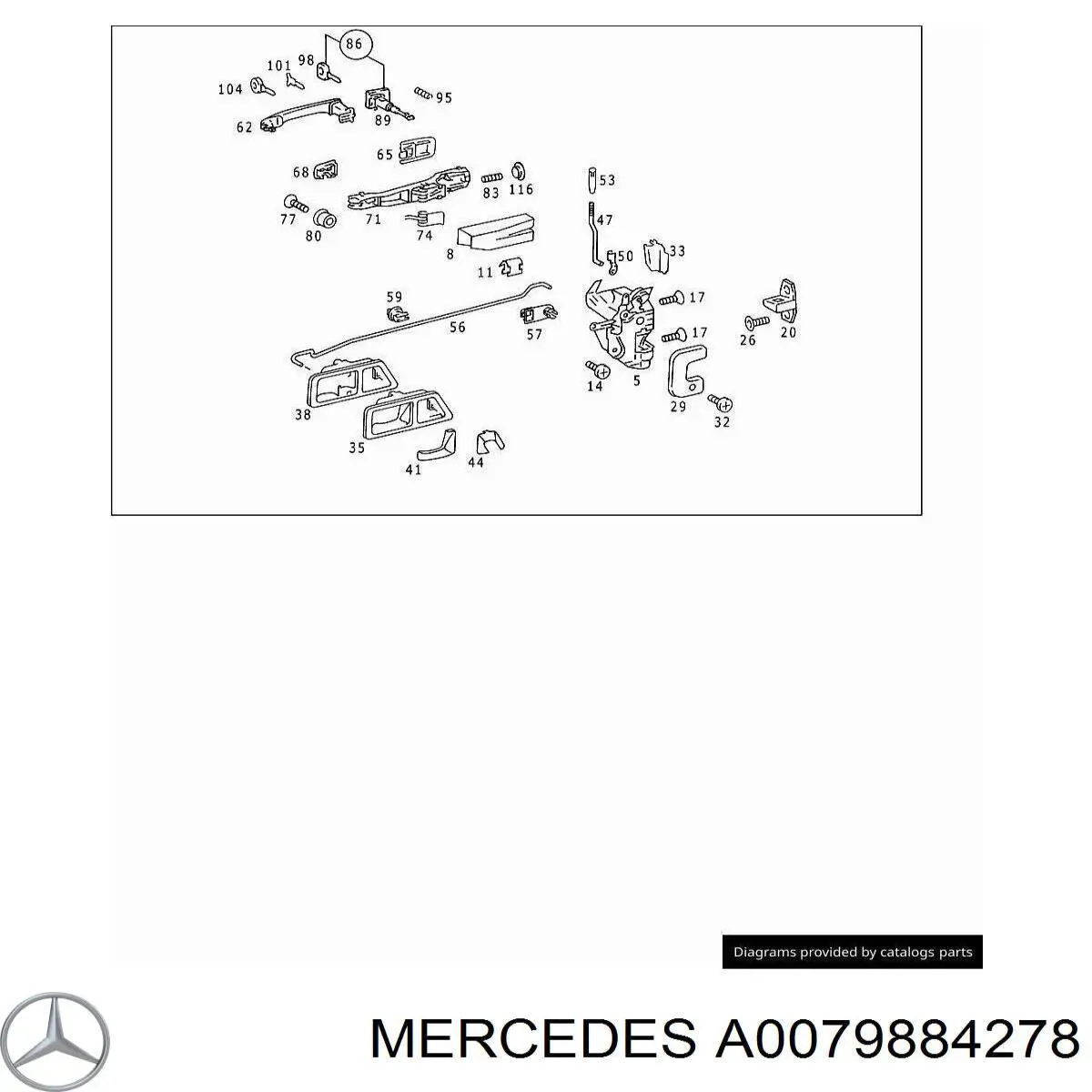 A0079884278 Mercedes 
