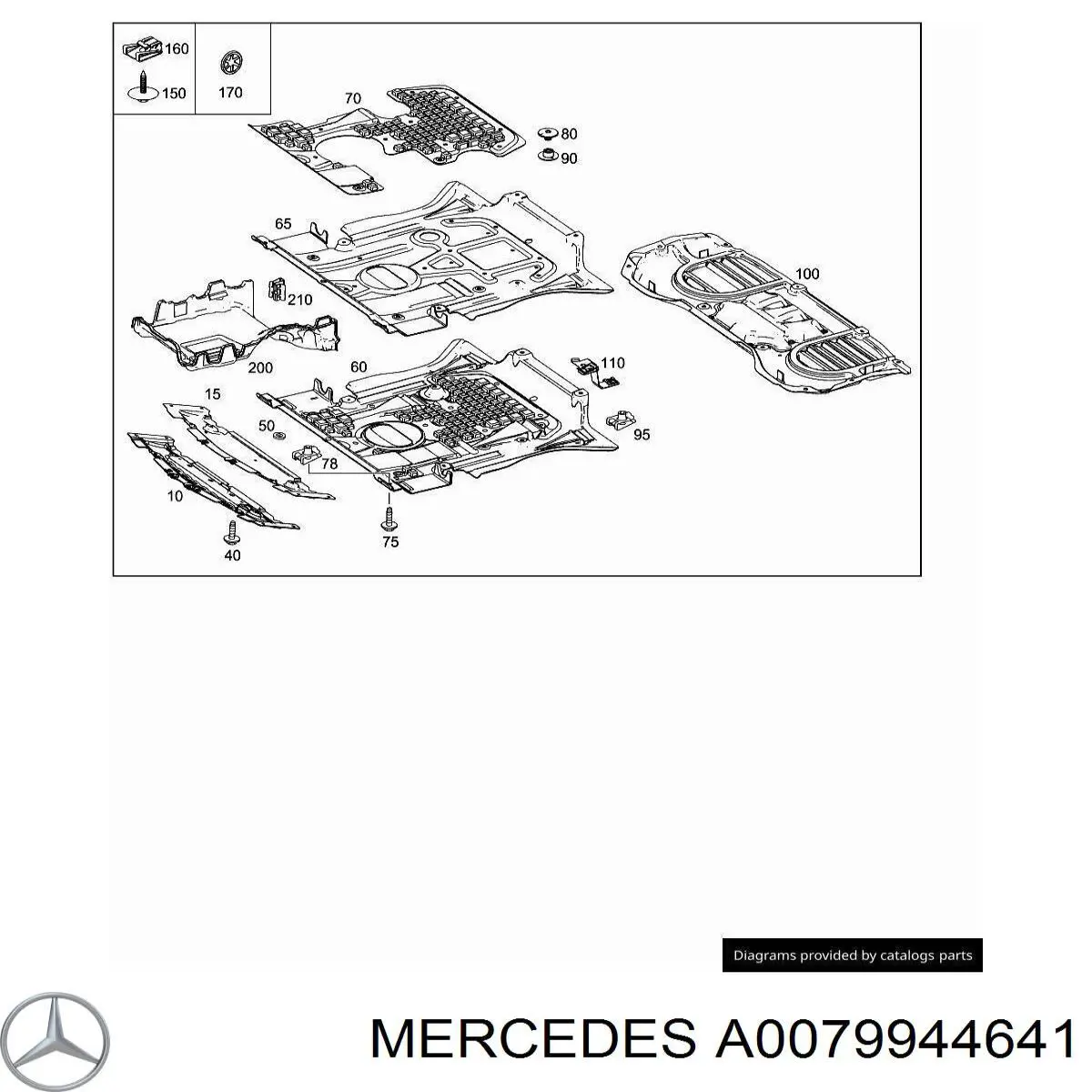  Mercedes A0079944641 preço, a partir de 2,74 USD