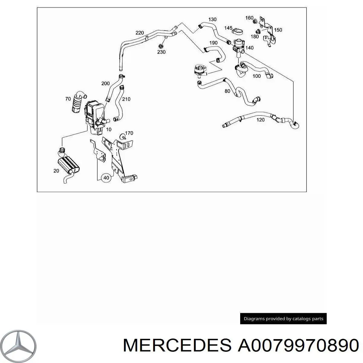 A0079970890 Mercedes 