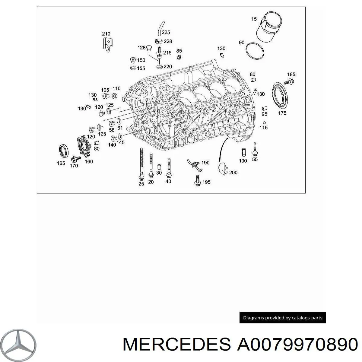  Mercedes A0079970890 preço, a partir de 7,55 USD