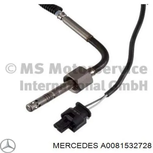 A0081532728 Mercedes Sensor de temperatura dos gases de escape (GE), até o catalisador