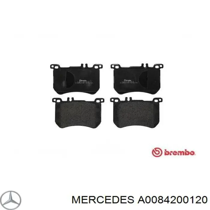 Sapatas do freio dianteiras de disco Mercedes A0084200120 preço, a partir de 70,07 USD