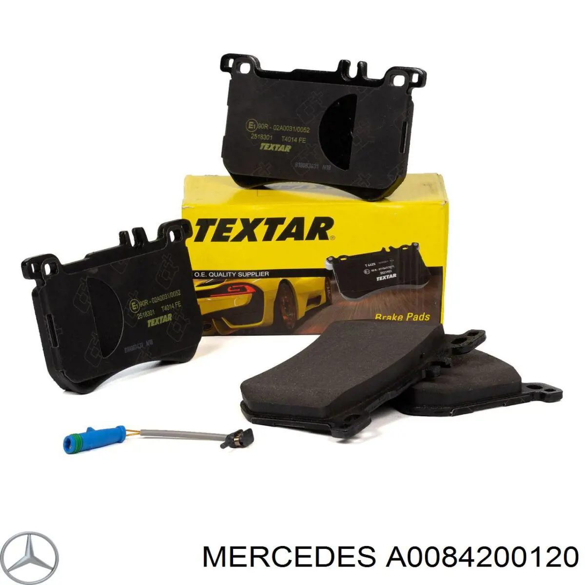 Compre A0084200120 Mercedes Sapatas do freio dianteiras de disco