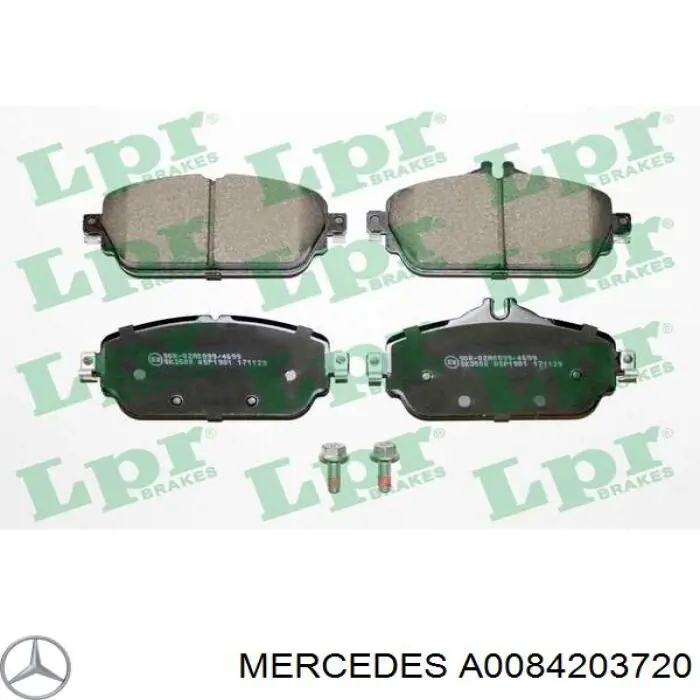 Sapatas do freio dianteiras de disco Mercedes A0084203720 preço, a partir de 41,20 USD