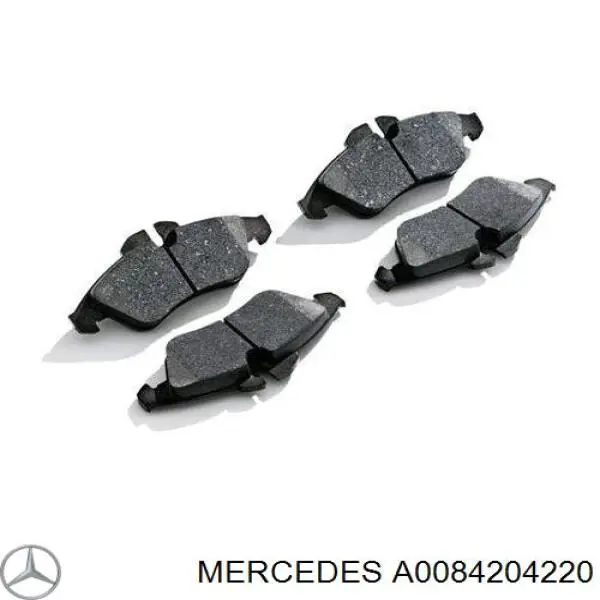 Compre A0084204220 Mercedes Sapatas do freio dianteiras de disco