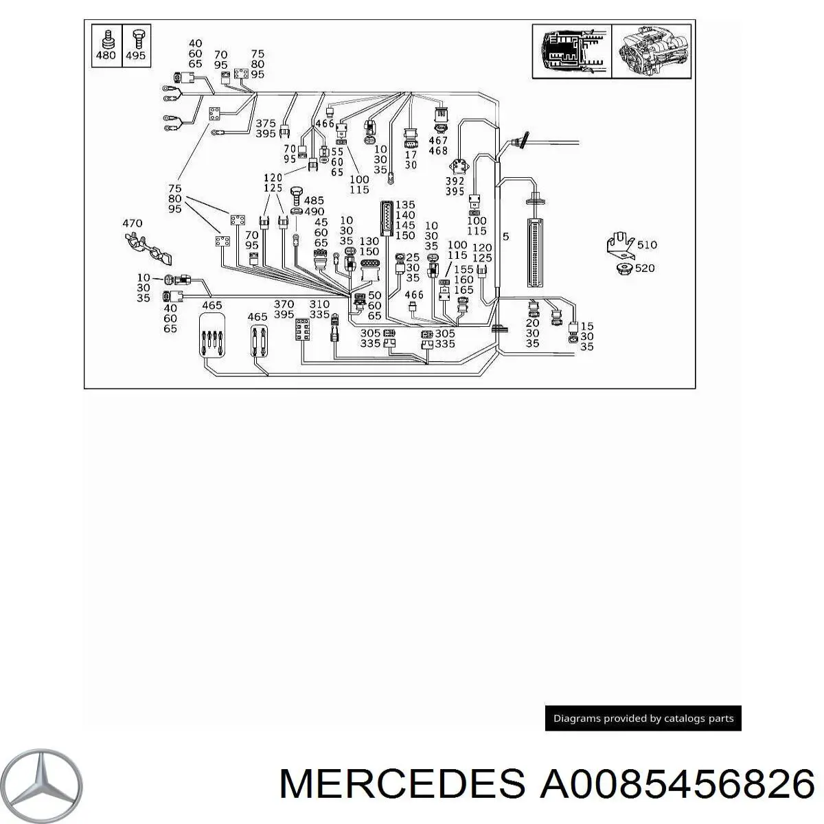 A0085456826 Mercedes 
