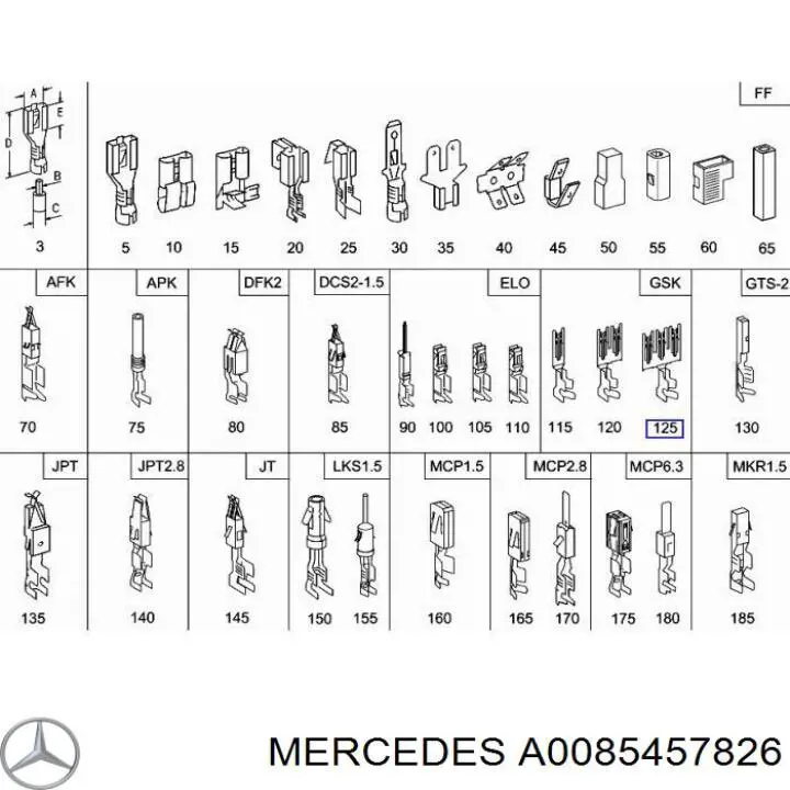 A0085457826 Mercedes 