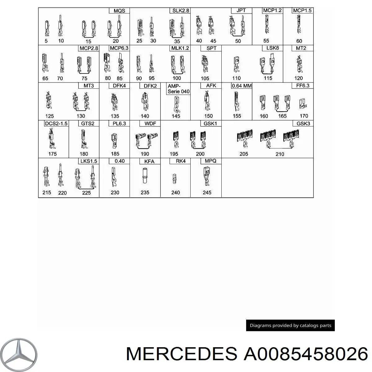 A0085458026 Mercedes 