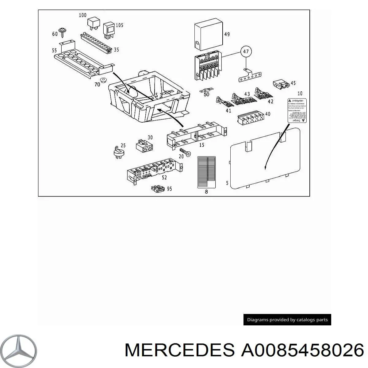  Mercedes A0085458026 preço, a partir de 4,41 USD