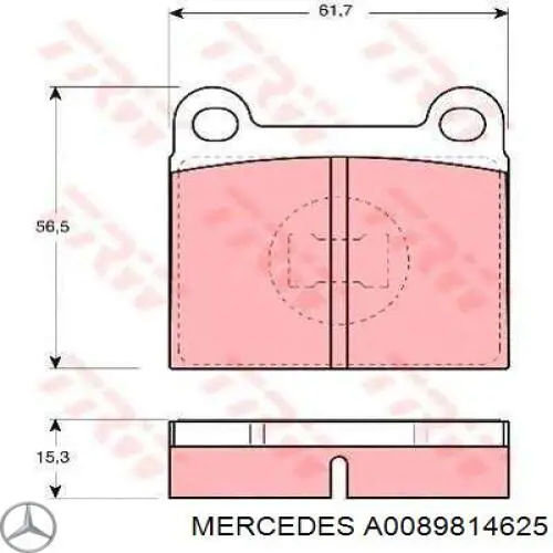 Compre A0089814625 Mercedes Rolamento do gerador