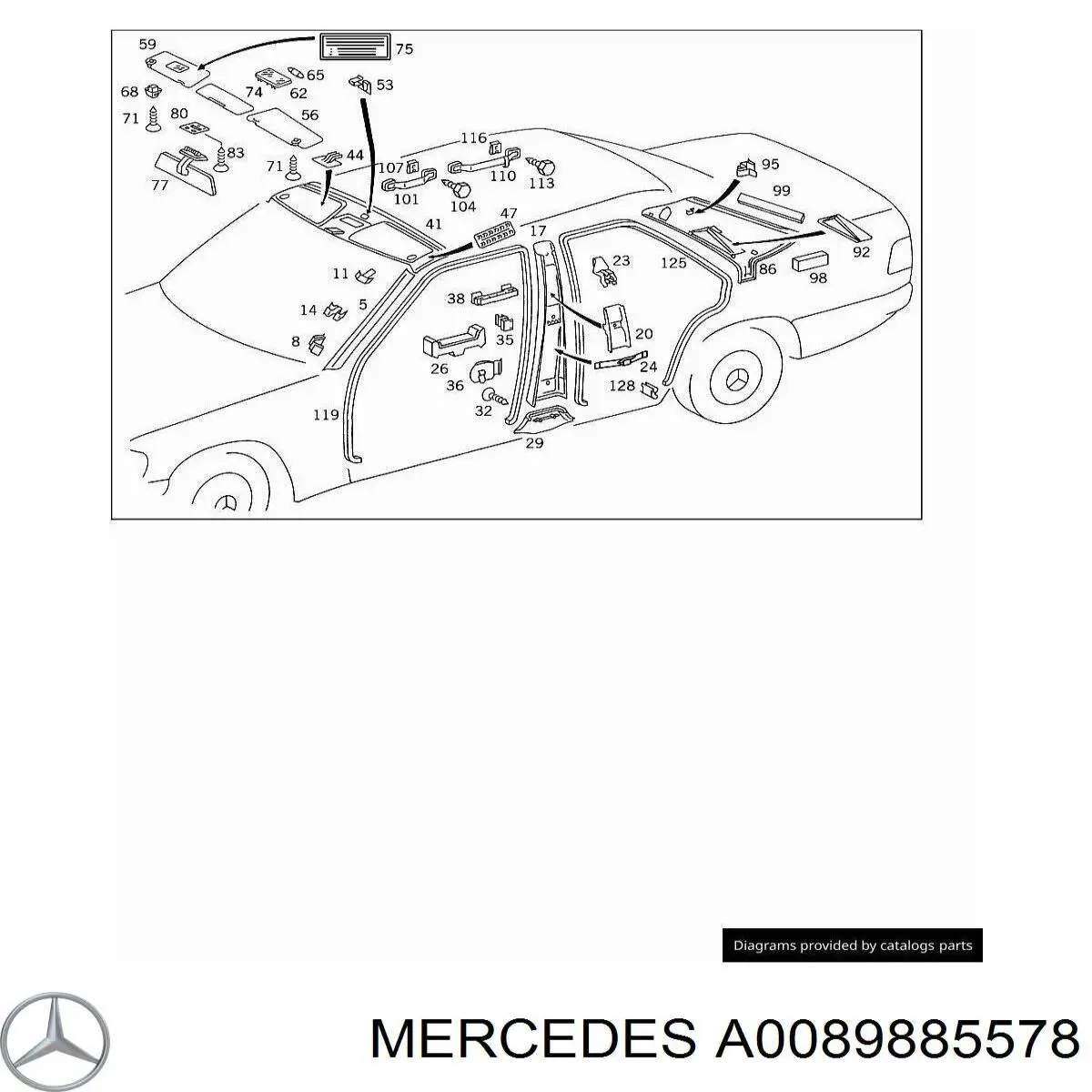 A0089885578 Mercedes 