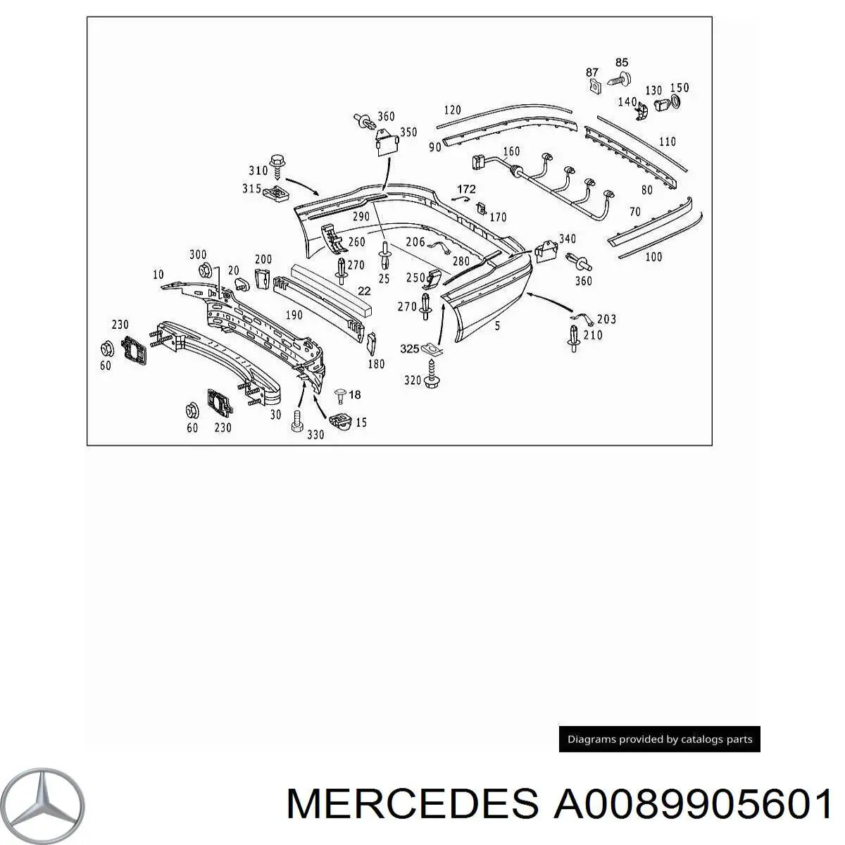 A0089905601 Mercedes 