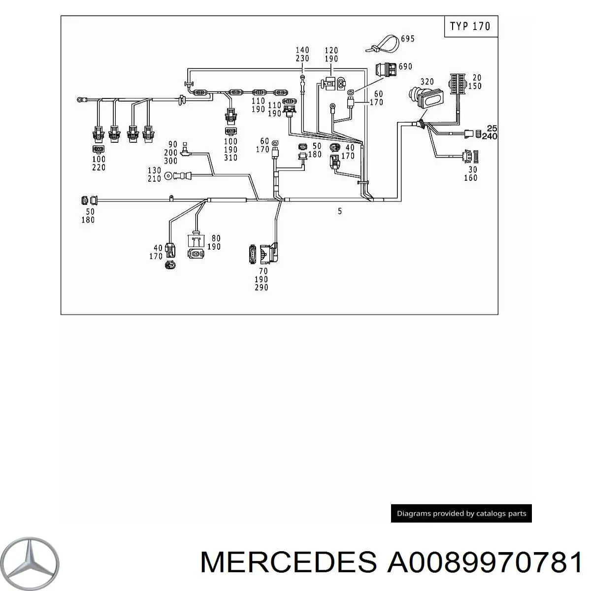Compre A0089970781 Mercedes 