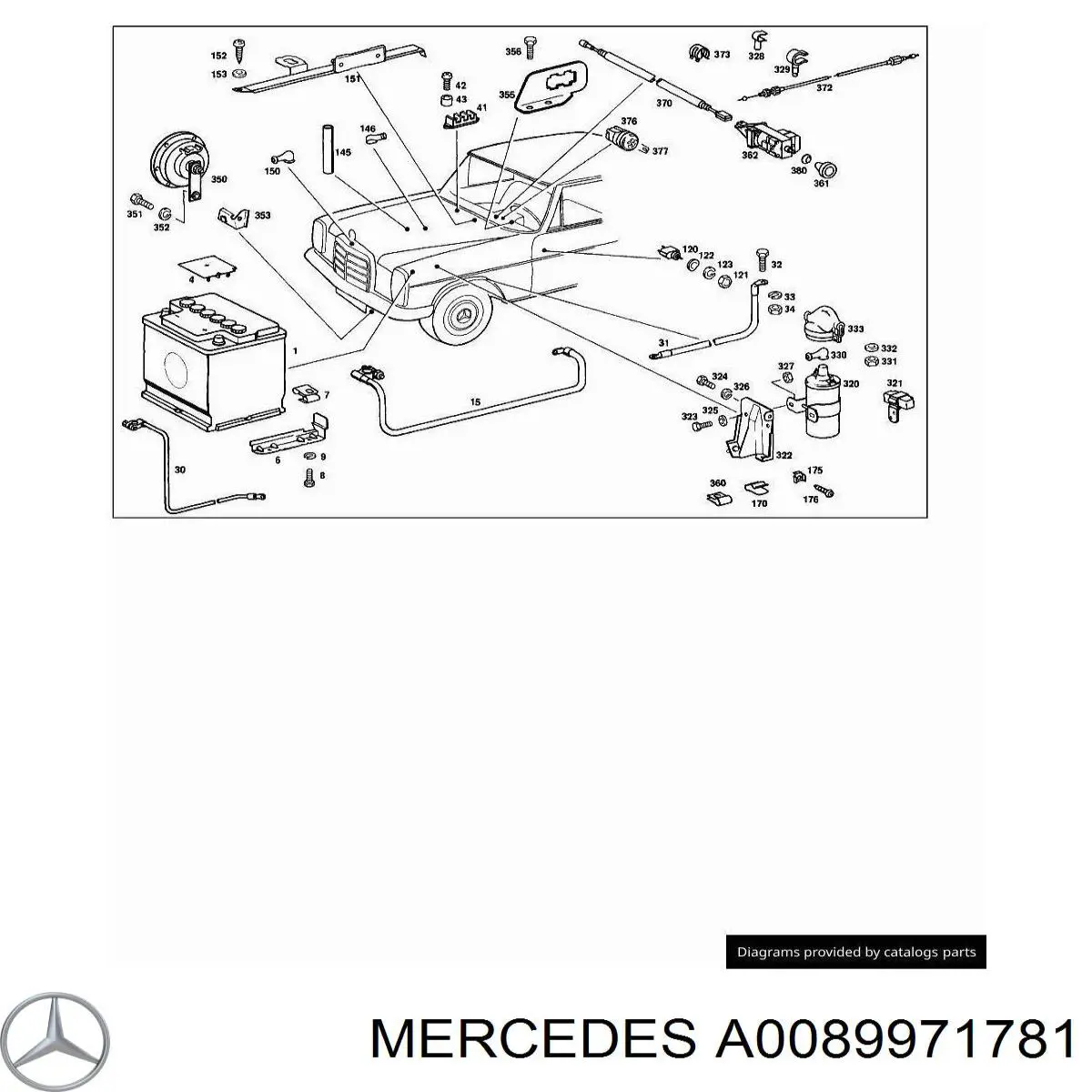 A0089971781 Mercedes 