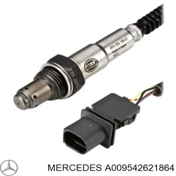 Compre A009542621864 Mercedes Sonda lambda, sensor de oxigênio até o catalisador