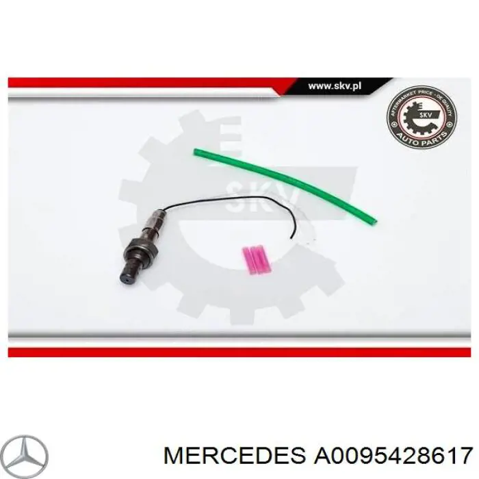 Compre A0095428617 Mercedes Sonda lambda, sensor de oxigênio até o catalisador