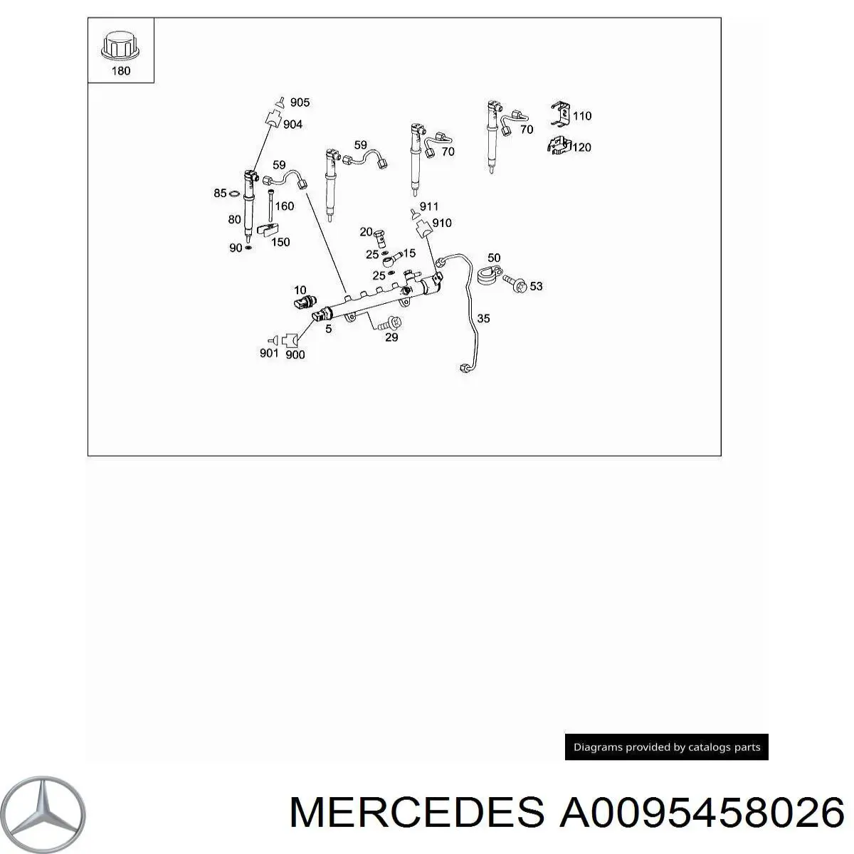  Mercedes A0095458026 preço, a partir de 7,35 USD