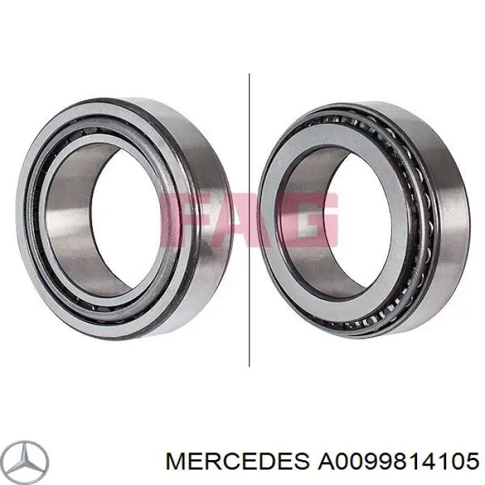 Rolamento interno de cubo dianteiro Mercedes A0099814105 preço, a partir de 26,07 USD